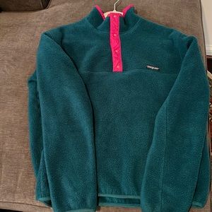 Retro Patagonia Snap Women’s Fleece - Great Condition, Size Medium
